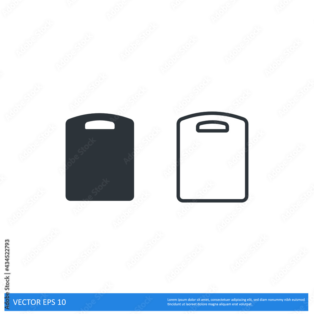 cut board  Icon Vector illustration simple design element