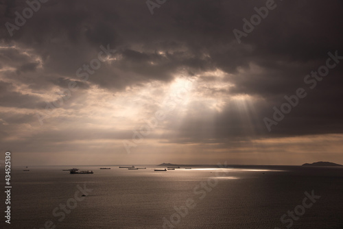 Sunrise Scenery at Queen's Bay, Sanya, China photo