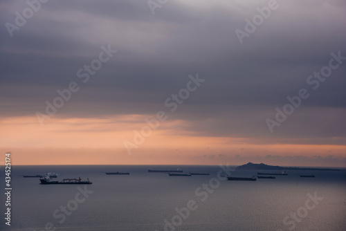 Sunrise Scenery at Queen's Bay, Sanya, China photo