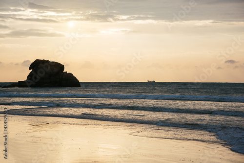 Sunrise Scenery at Queen's Bay, Sanya, China photo