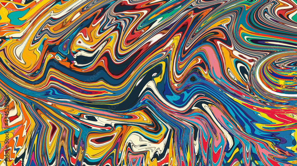 Liquid abstract art