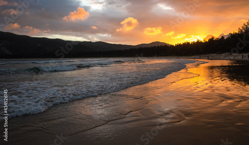 Sunrise over the Dadonghai Sea, Sanya, Hainan, China