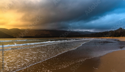 Sunrise over the Dadonghai Sea, Sanya, Hainan, China photo