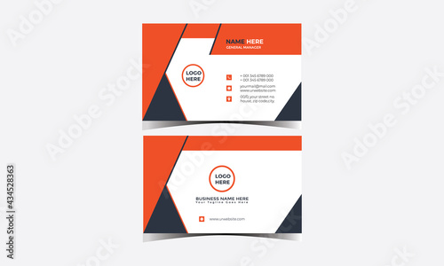 Corporate Business Card Design Template for Your Business or service
