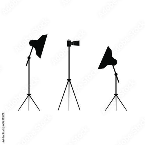 Photo studio vector Icon. PHOTOSESSION illustration sign collection. photograph symbol or logo.