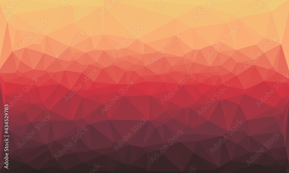 Abstract burgundy and yellow background with poly pattern Abstract burgundy and yellow background with poly pattern