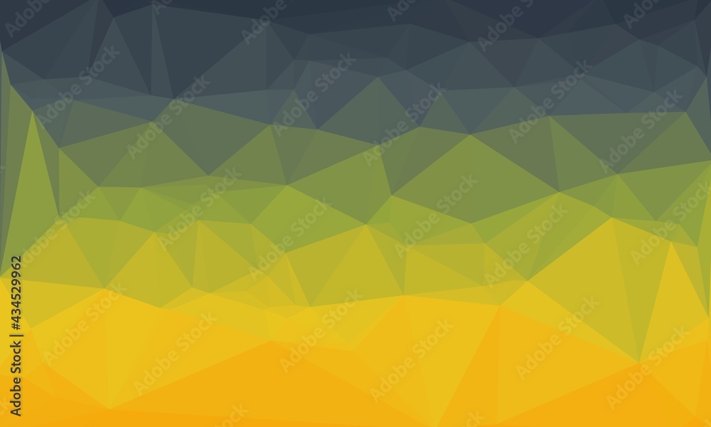 Abstract geometric background with grey, green and yellow pattern Stock ...