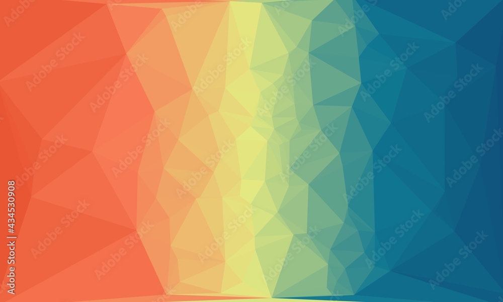 colored polygonal and abstract background