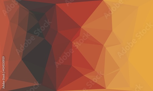 brown prismatic background with polygonal pattern
