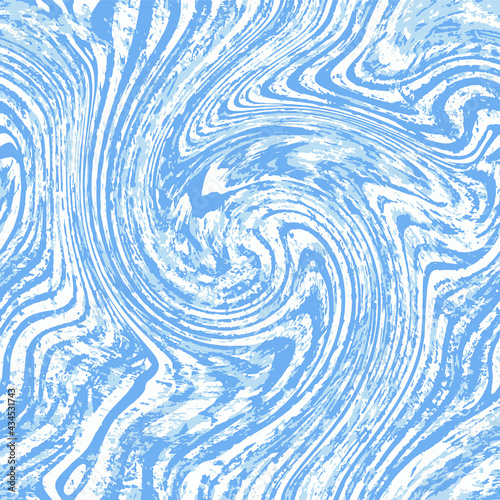 Artistic gradient swirl marbling sky blue seamless comic pop-art seamless halftone background template, texture. illustration Geometric vintage monochrome fade wallpaper print. Dotted retro pattern