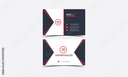 Corporate Business Card Design Template for Your Business or service