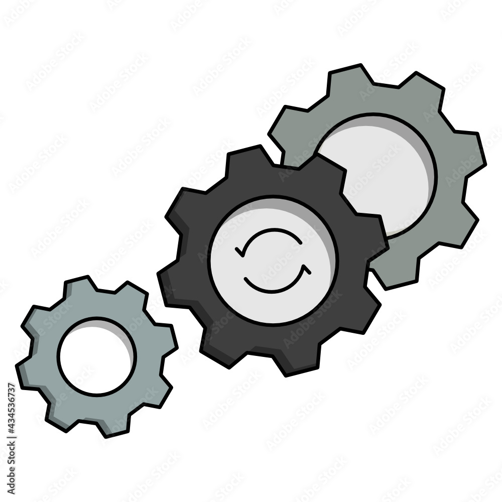 Business consolidation in progress, Bunch of Gears Connected with each Other Vector Color Icon Design, Corporate finance sign, Merger and Acquisition Implementation Process Engine stock illustration Business consolidation in progress, Bunch of Gears Connected with each Other Vector Color Icon Design, Corporate finance sign, Merger and Acquisition Implementation Process Engine stock illustration