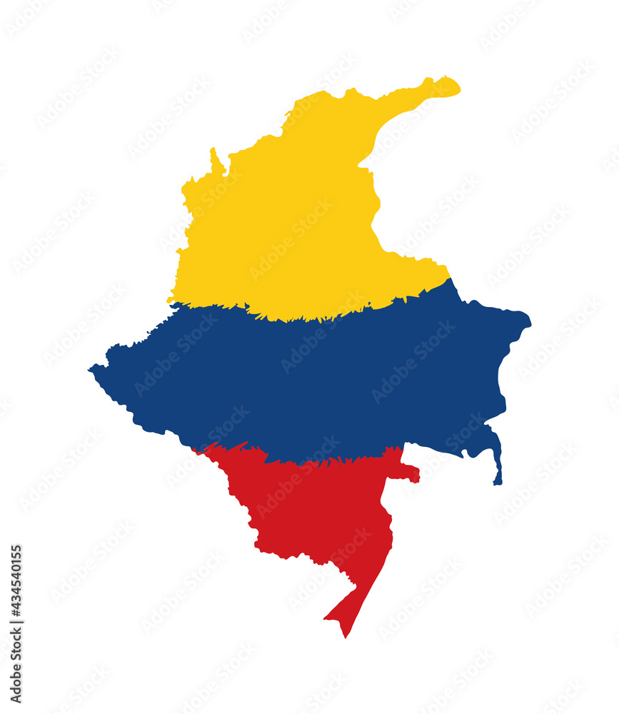 map of colombia