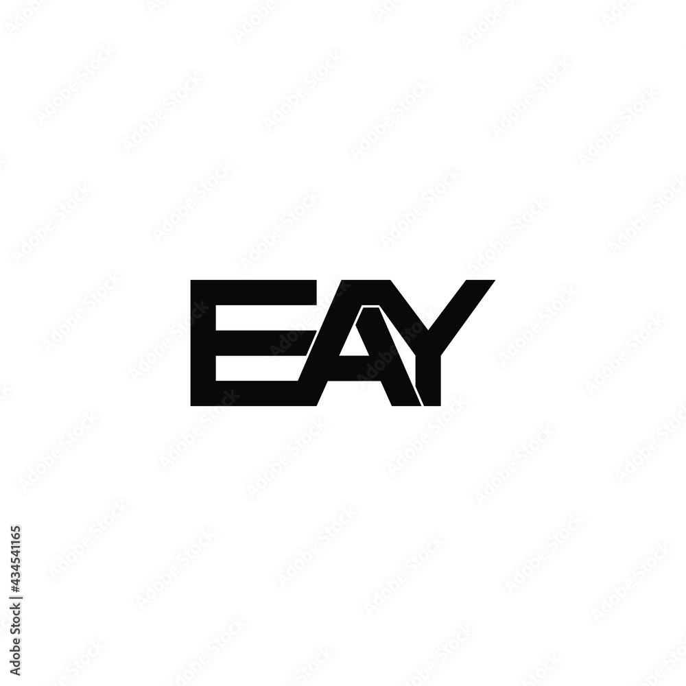 eay letter original monogram logo design eay letter original monogram logo design