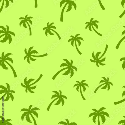 Vector illustration of a seamless tropical pattern. Design for banner, poster, greeting card, wrapping, invitation and scrapbook.