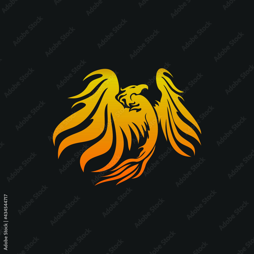 Obraz premium illustration of a phoenix