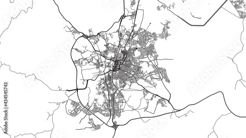 Urban vector city map of Ta'if, Saudi Arabia, Middle East photo