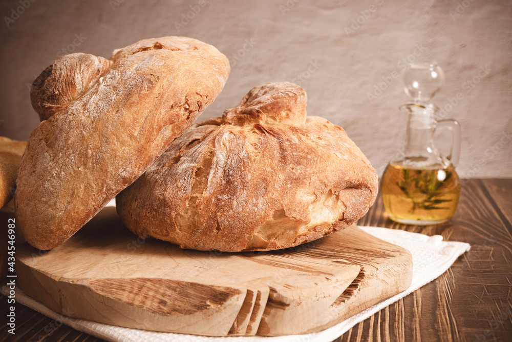 Fototapeta premium bread for delicious breackfast in the morning