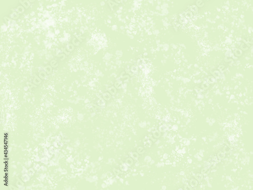 薄い緑に白い模様のある壁紙、春の野原のイメージ背景、シンプル