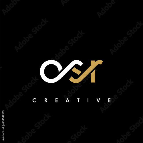 OSR Letter Initial Logo Design Template Vector Illustration photo