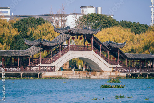 
Scenery of the ancient town of Jinxi in Suzhou, Jiangsu Province, China, a typical Chinese water town in the south of the Yangtze River photo