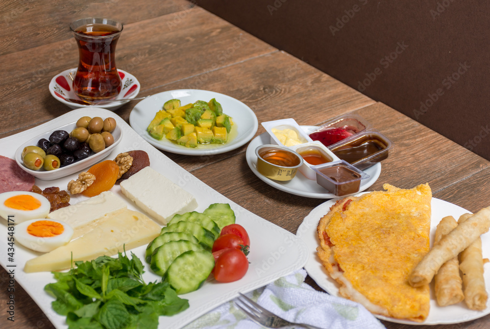 One person Turkish breakfast is also amazing , especially with Avocado dish and Omlet by the sides One person Turkish breakfast is also amazing , especially with Avocado dish and Omlet by the sides