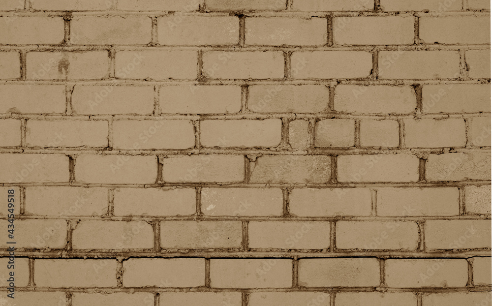 Pattern of brick wall with blur effect in brown tone. Pattern of brick wall with blur effect in brown tone.