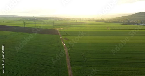 Umweltschutz Luftaufnahme Agrar Felder bewirtschaften Nachhaltigkeit CO2 frei Emissionsfrei Agrarreform photo