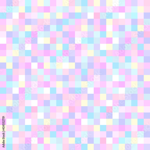 Seamless multicolored pattern. Texture. Abstract geometric wallpaper of the surface. Pastel light colors. Decorative pattern for print or fabric