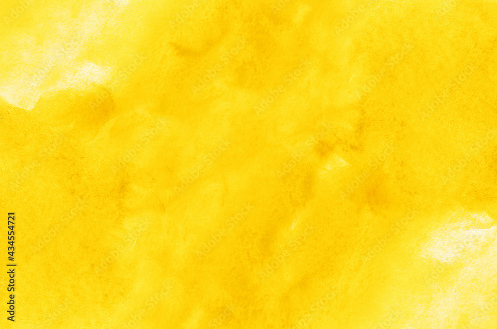 Abstract yellow watercolor background texture Abstract yellow watercolor background texture