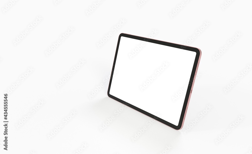 Tablet pc computer with blank screen 3d Tablet pc computer with blank screen 3d