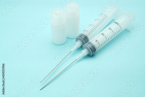 注射器・予防接種・ワクチンイメージ