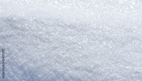 background of fresh snow texture © photolink