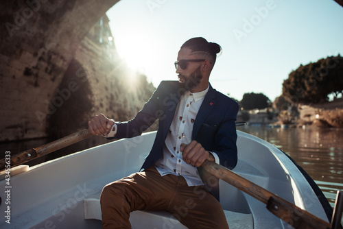 man on the boat