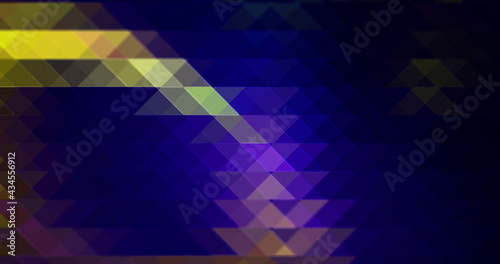 abstract mosaic stained glass effect hexagon stone gradient texture with triangle geometric on dark.