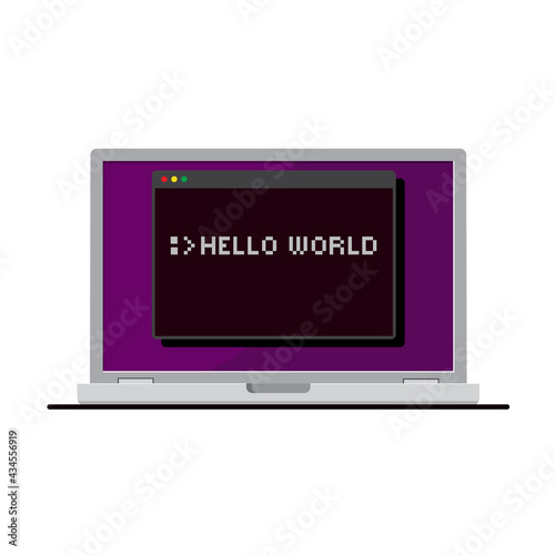 Display the message hello world on screen,test programs make the text appear on computer screen.