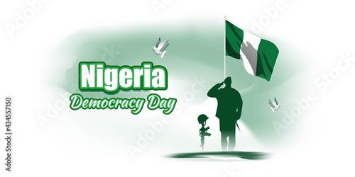 vector illustration for happy Nigeria independence day