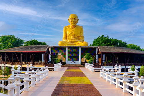 Luang Pu Thuad, Big Buddha statue at Ayutthaya,Thailand... photo