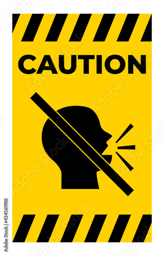 Keep Silence Symbol On White Background
