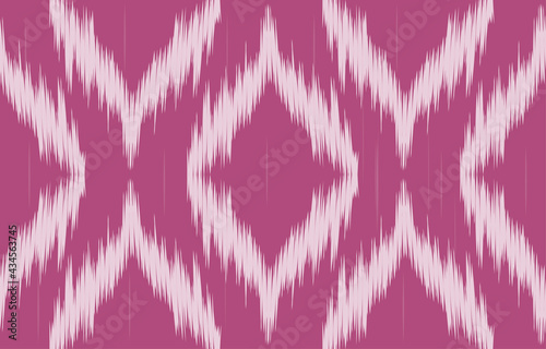 ikat fabric purple and white  seamless pattern background