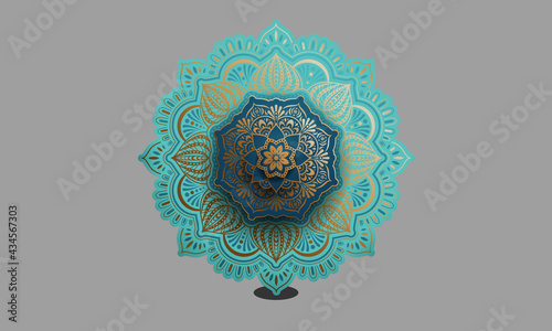 Luxury Background Design With Mandala