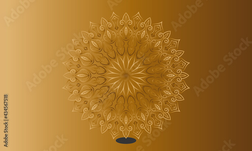 Luxury Background Design With Mandala