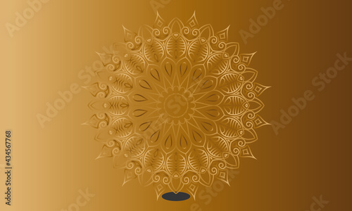 Luxury Background Design With Mandala