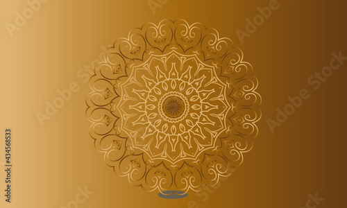 Luxury Background Design With Mandala
