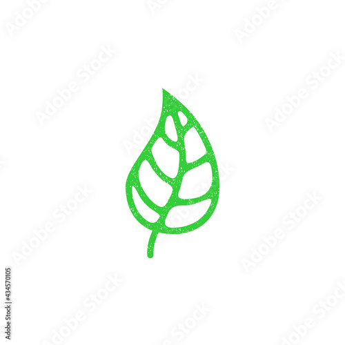 green leaf rustic logo design inspiration