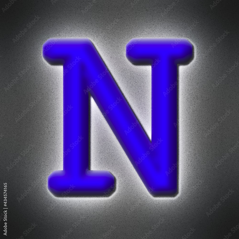square graphic with the uppercase character N as a capital letter shaped like a typewriter font square graphic with the uppercase character N as a capital letter shaped like a typewriter font