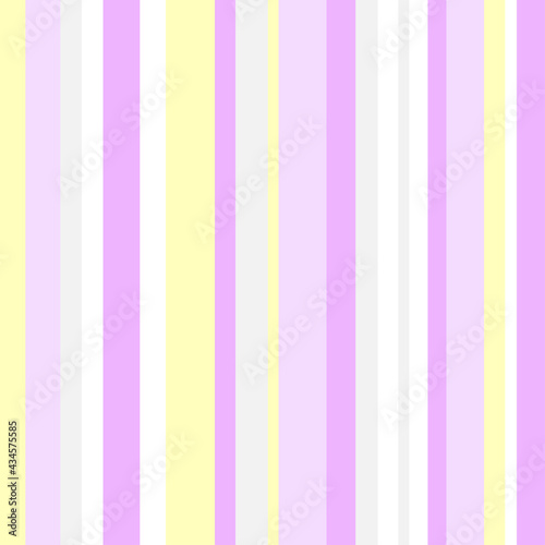 Seamless multicolored pattern. Striped pattern with stylish and bright colors. Yellow and violet stripes. Background for design in a vertical strip