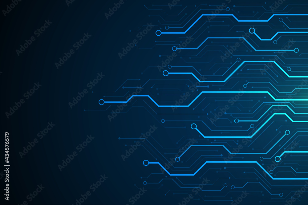 Technology circuit board background design. Communication concept.