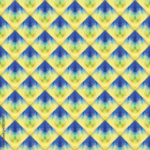 Japanese Watercolor Seamless Pattern. Tie-Dye, Wabi Sabi. Watercolor Brush Paint. Organic Geometric Female Winter Pattern. Rough Paint Brush Asiatic Teal. Geometric Hand Painted Textile Design.