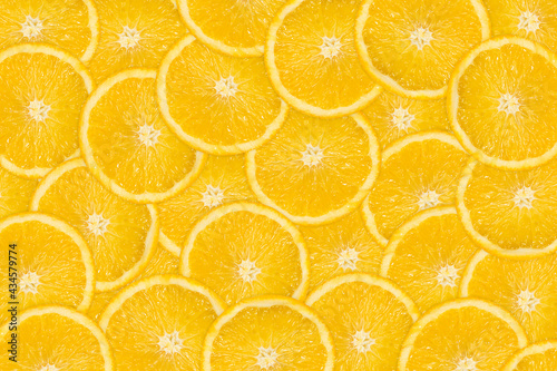 bright orange slices background texture